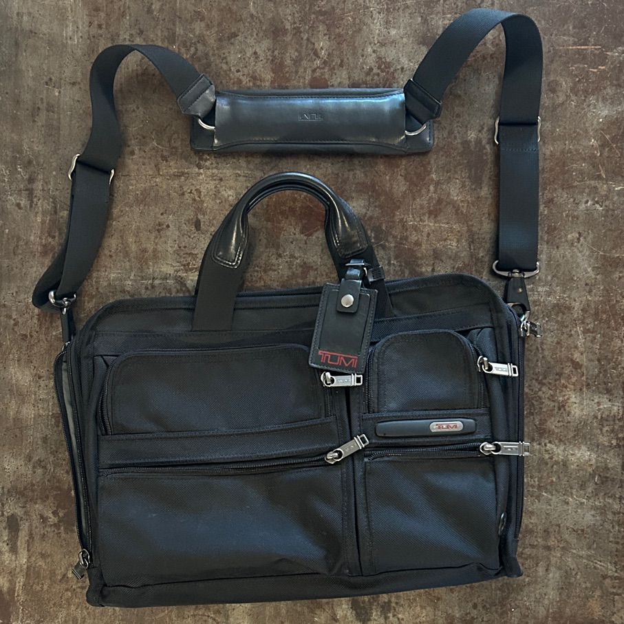 Tumi Black Laptop Briefcase